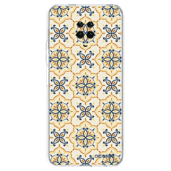 Picasee silikonowe przeźroczyste etui na Xiaomi Redmi Note 9 Pro - Majolica