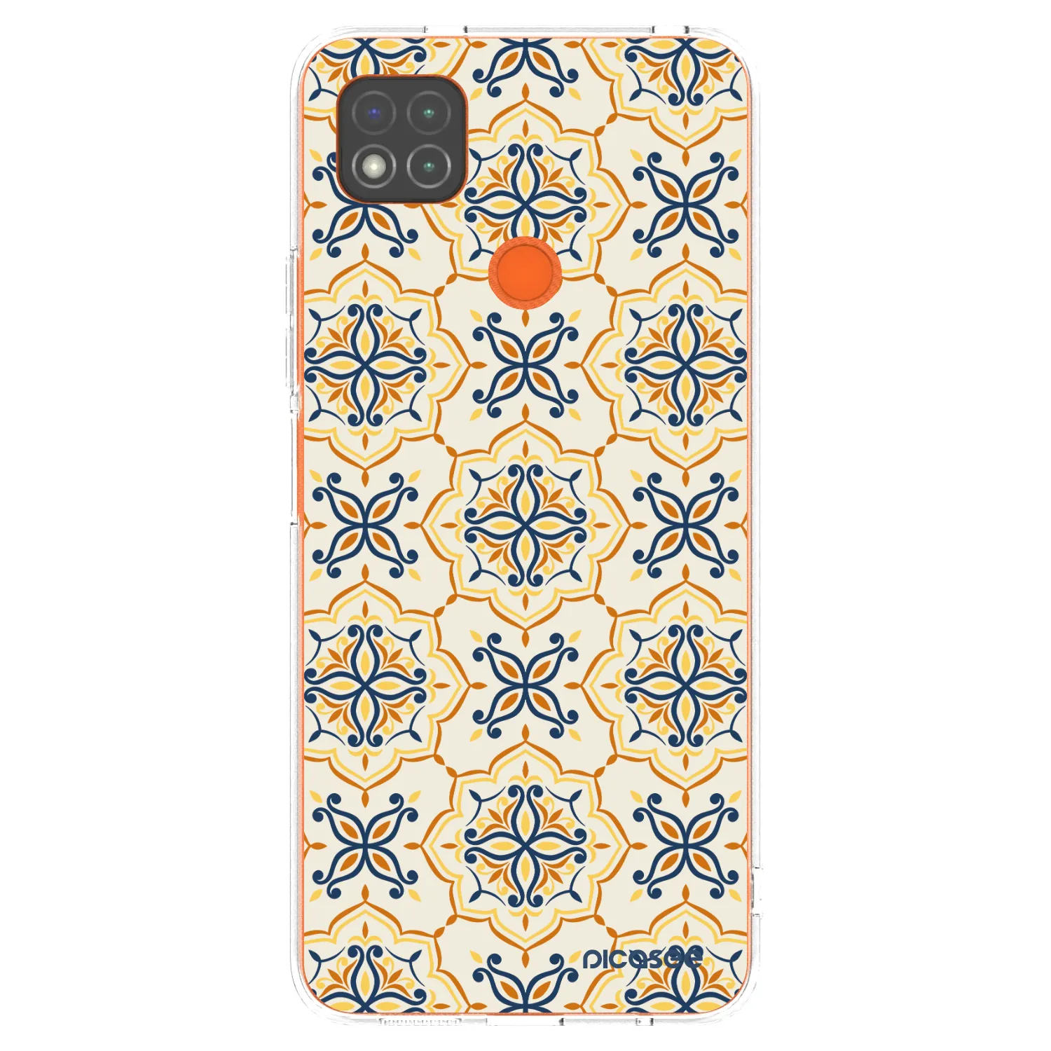 Picasee silikonowe przeźroczyste etui na Xiaomi Redmi 9C - Majolica
