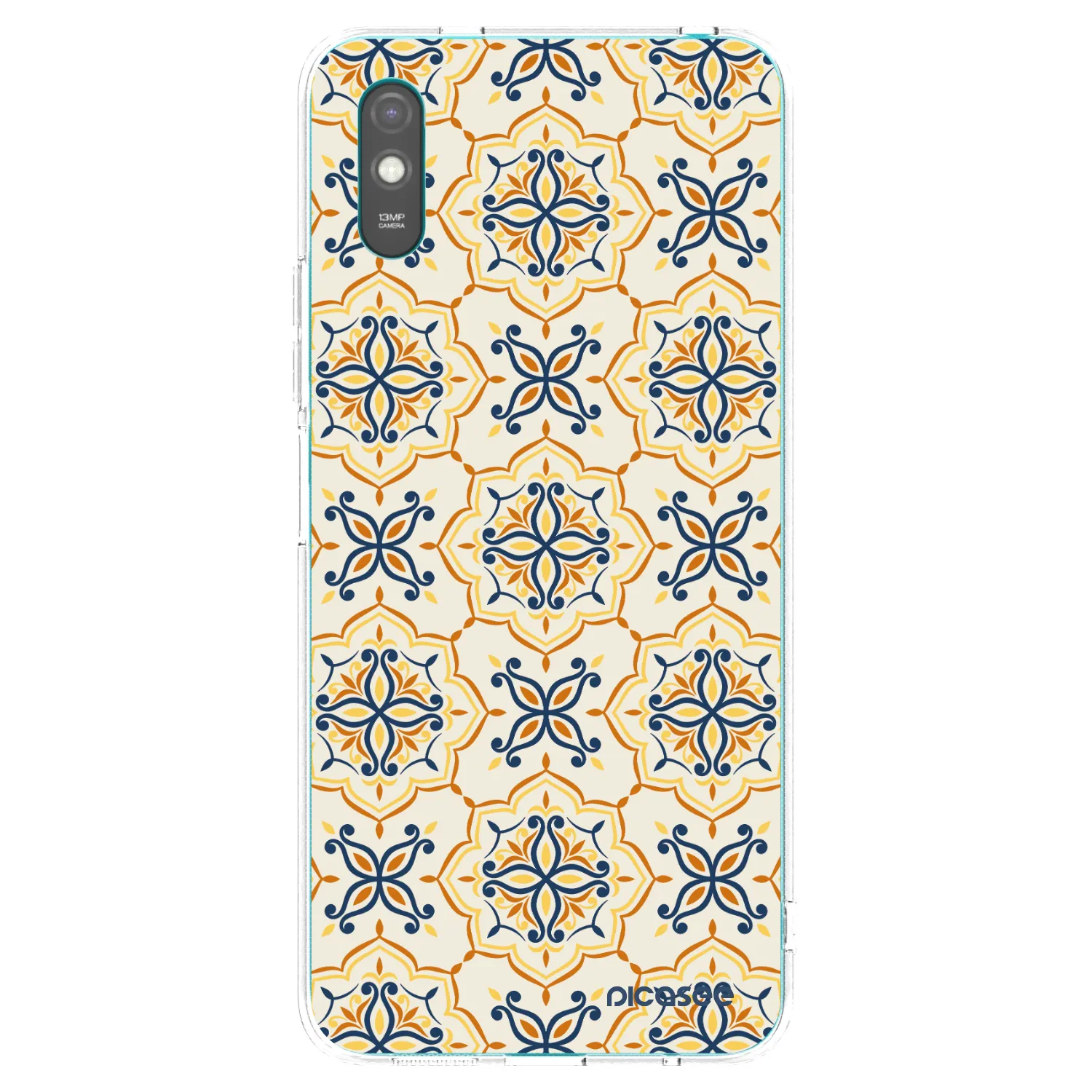 Picasee silikonowe przeźroczyste etui na Xiaomi Redmi 9A - Majolica