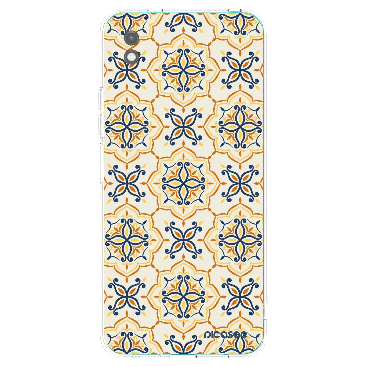 Picasee silikonowe czarne etui na Xiaomi Redmi 9A - Majolica