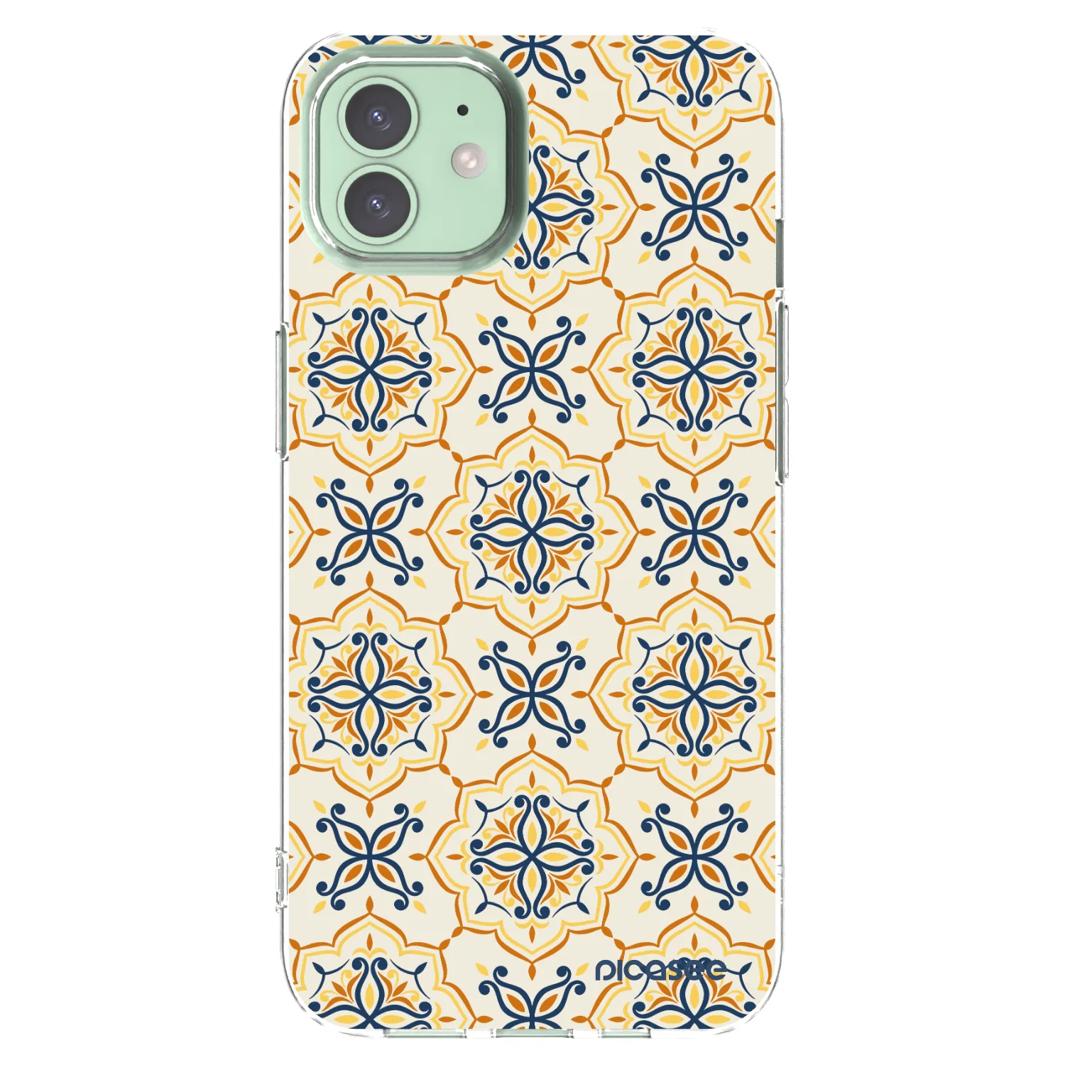 Picasee silikonowe przeźroczyste etui na Apple iPhone 12 - Majolica