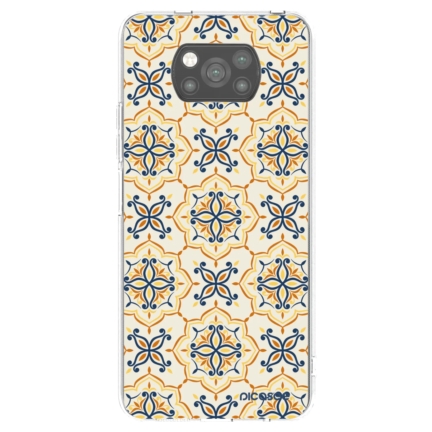 Picasee silikonowe czarne etui na Xiaomi Poco X3 Pro - Majolica