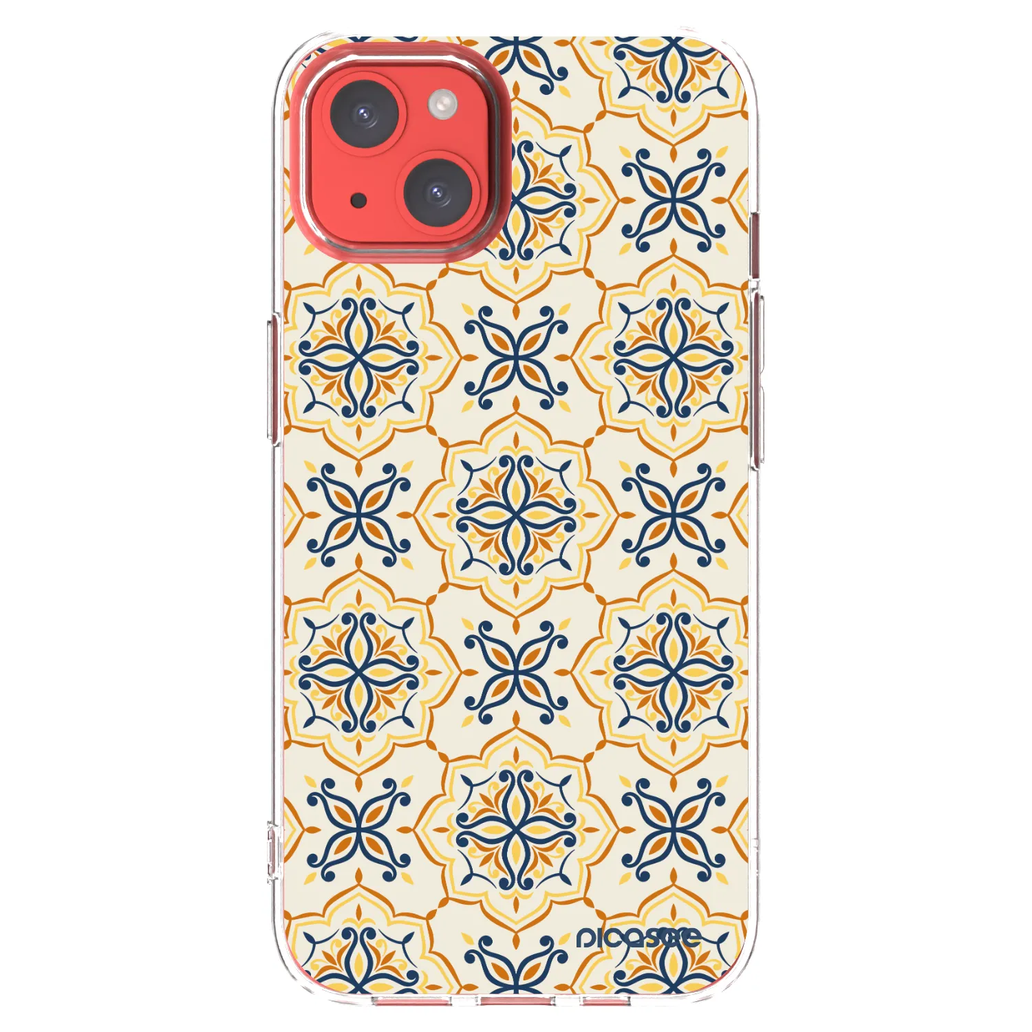 Picasee silikonowe przeźroczyste etui na Apple iPhone 13 - Majolica