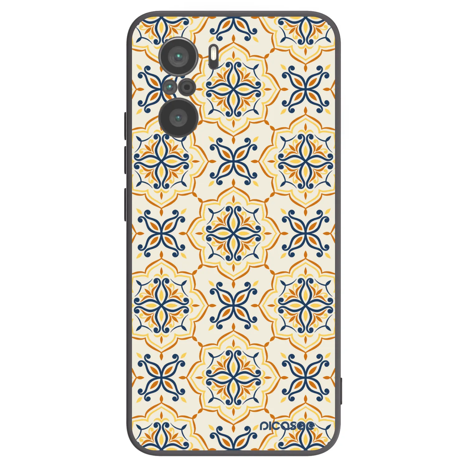 Picasee silikonowe czarne etui na Xiaomi Poco F3 - Majolica
