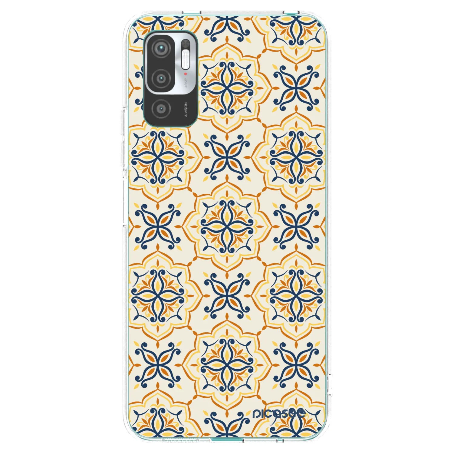 Picasee silikonowe przeźroczyste etui na Xiaomi Redmi Note 10 5G - Majolica