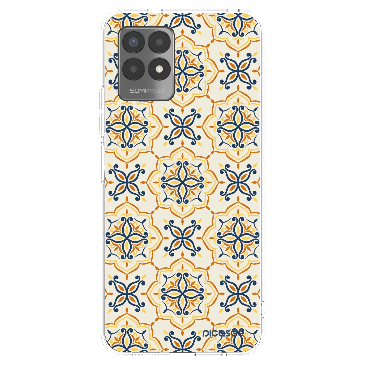 Picasee silikonowe przeźroczyste etui na Realme 8i - Majolica
