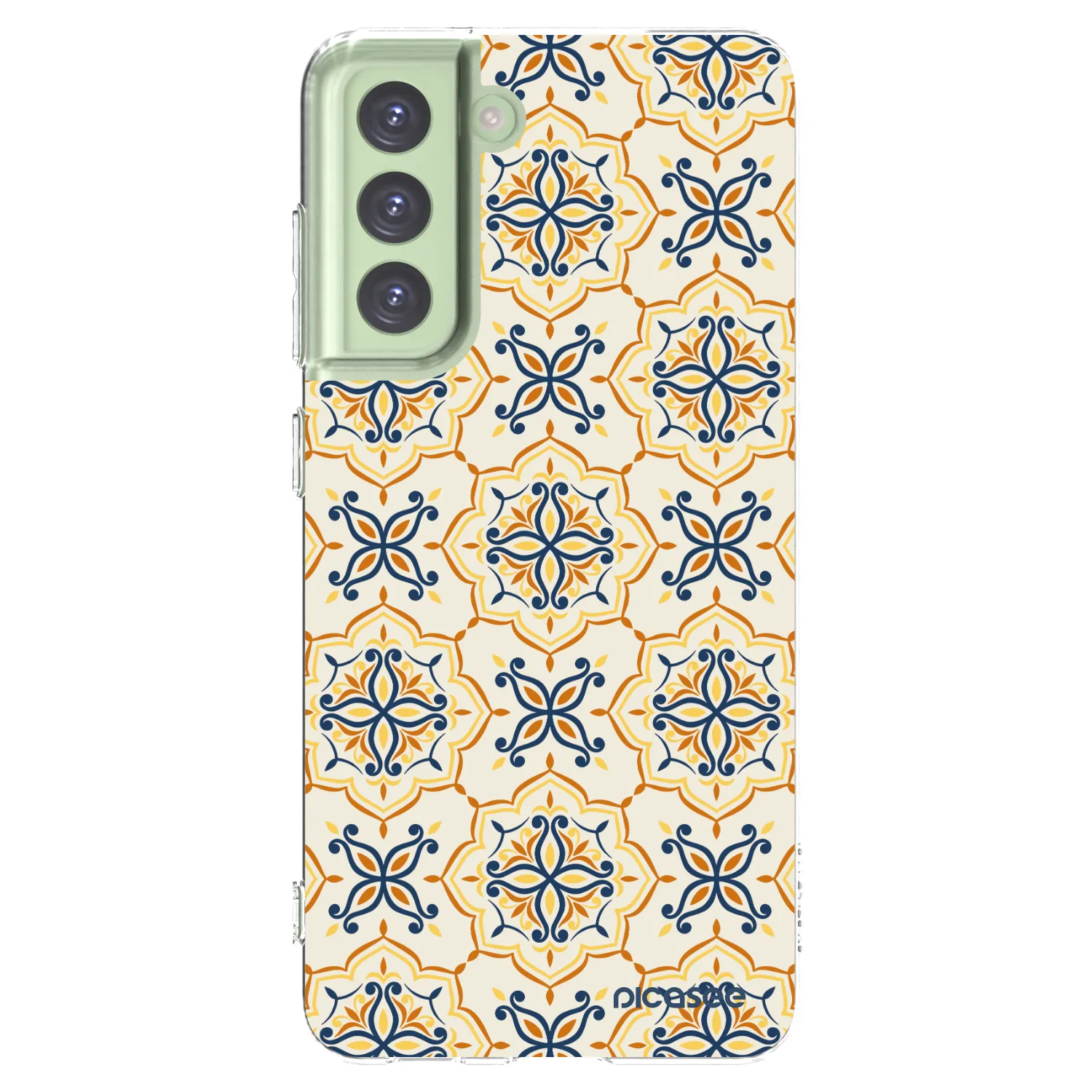 Picasee silikonowe przeźroczyste etui na Samsung Galaxy S21 FE 5G - Majolica