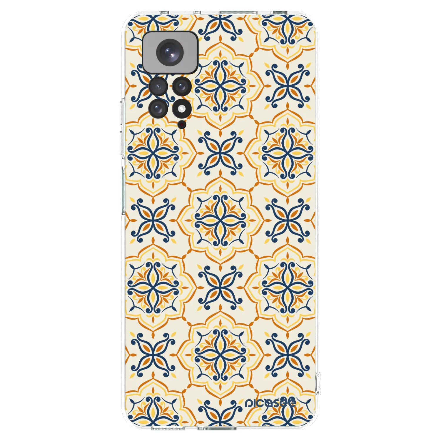 Picasee silikonowe przeźroczyste etui na Xiaomi Redmi Note 11 - Majolica