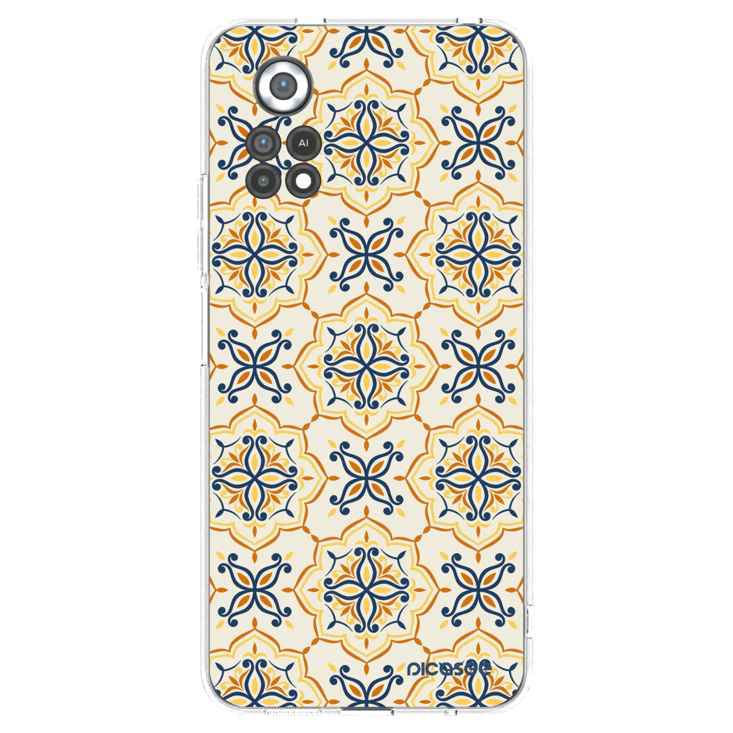 Picasee silikonowe przeźroczyste etui na Xiaomi Poco X4 Pro 5G - Majolica