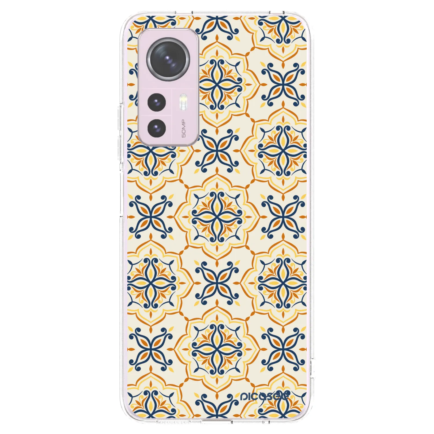 Picasee silikonowe przeźroczyste etui na Xiaomi 12 - Majolica