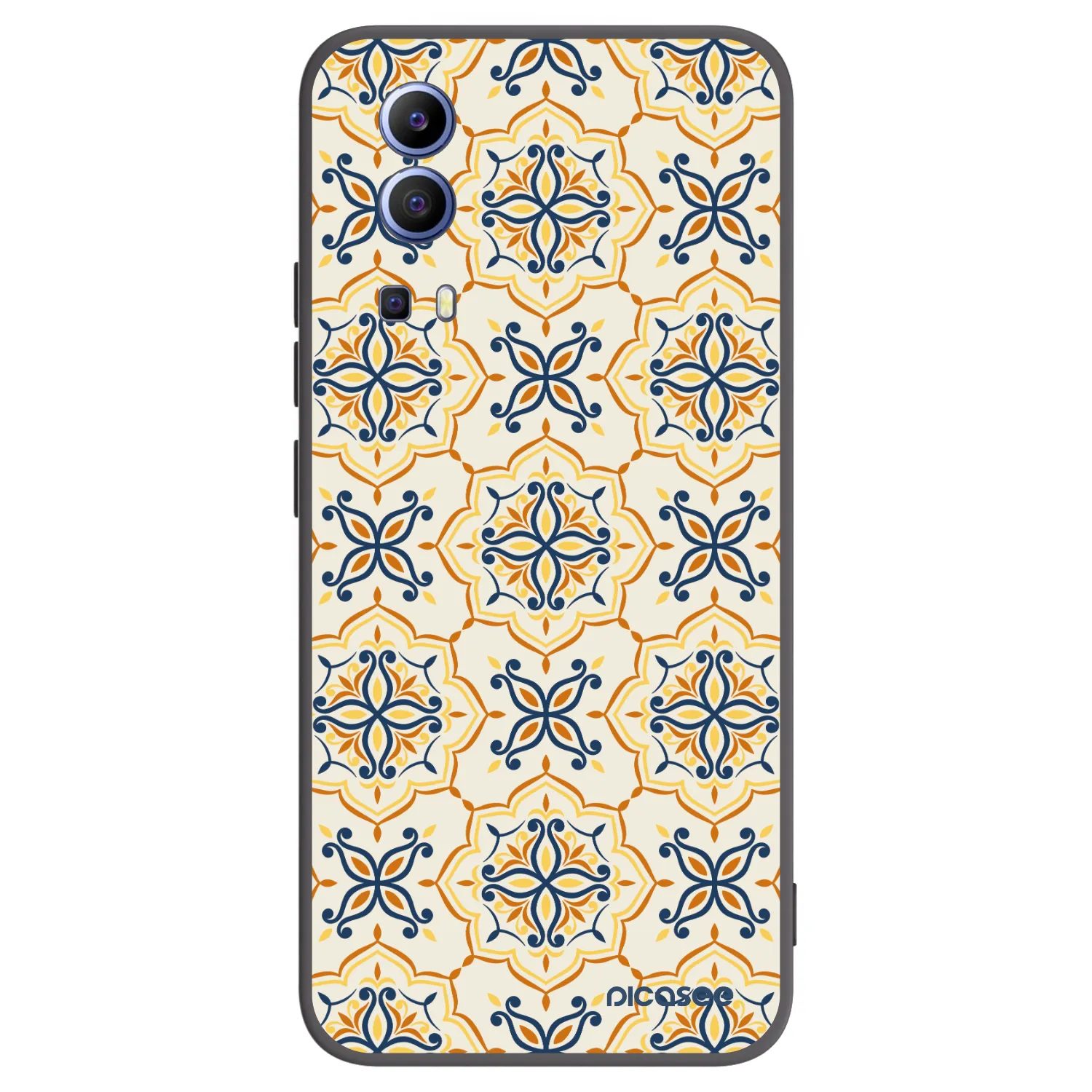 Picasee silikonowe czarne etui na Vivo Y52 5G - Majolica
