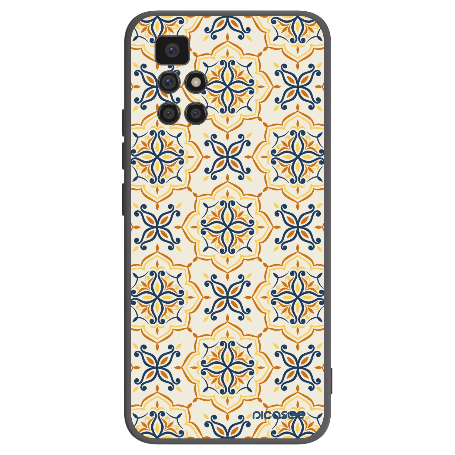 Picasee silikonowe czarne etui na Xiaomi Redmi 10 (2022) - Majolica