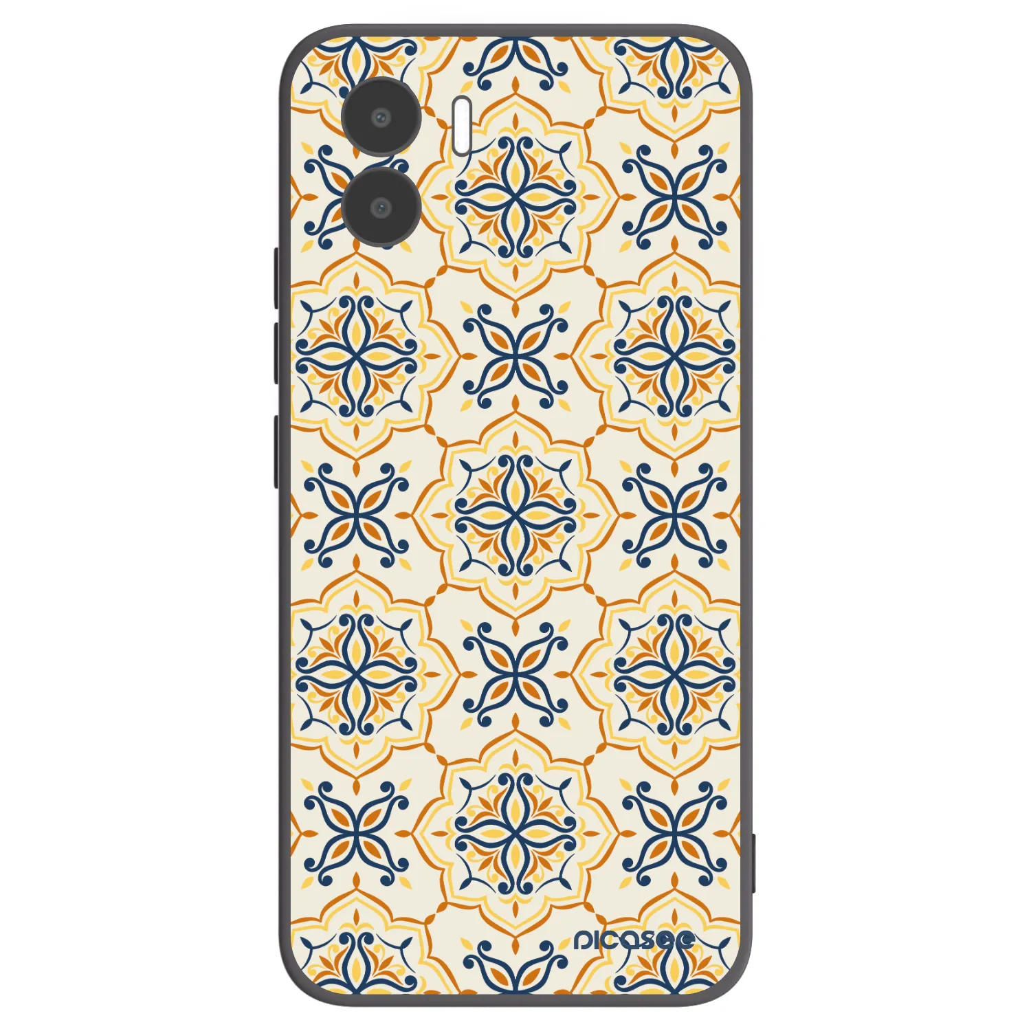 Picasee silikonowe czarne etui na Xiaomi Redmi A1 - Majolica