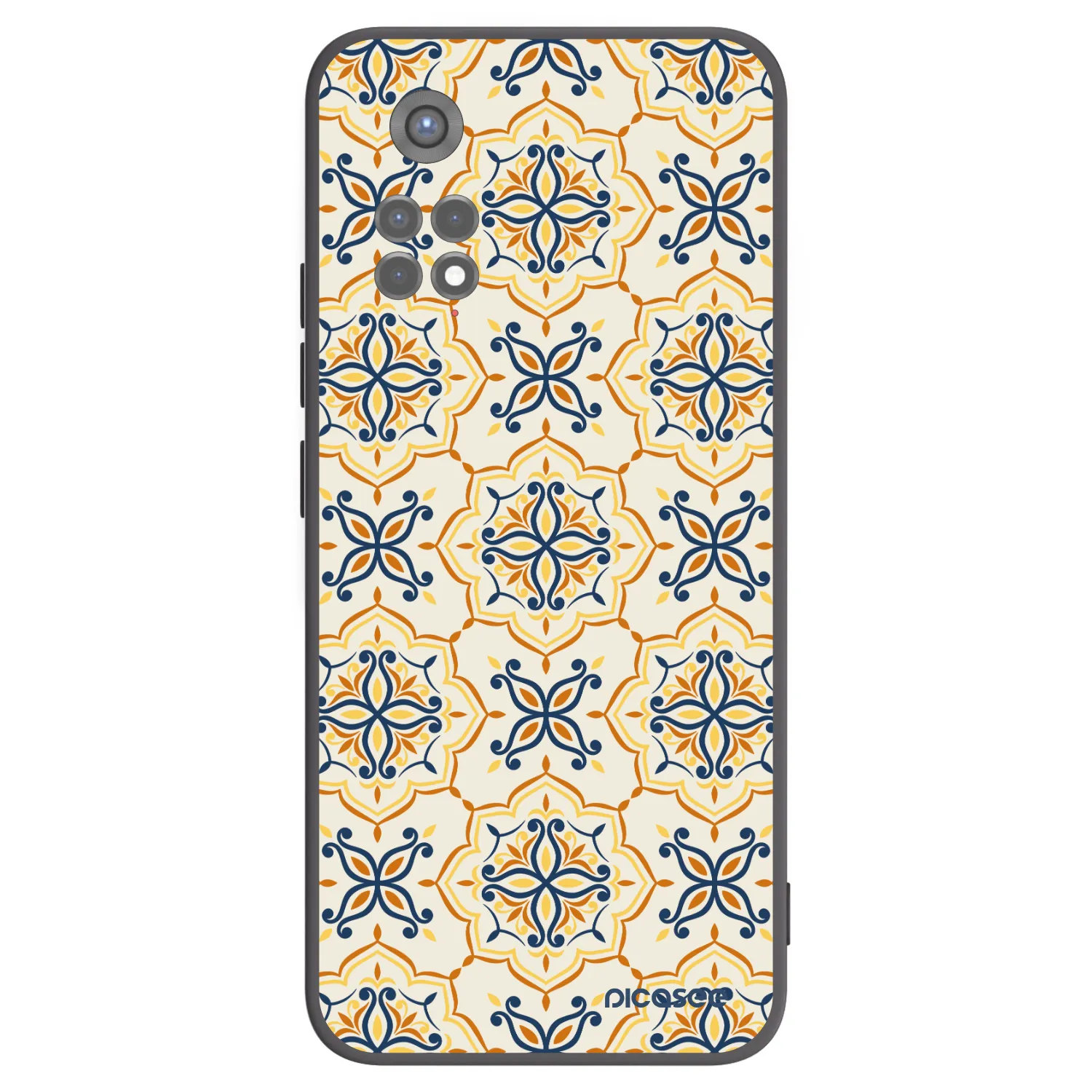 Picasee silikonowe czarne etui na Xiaomi Redmi Note 11S 5G - Majolica