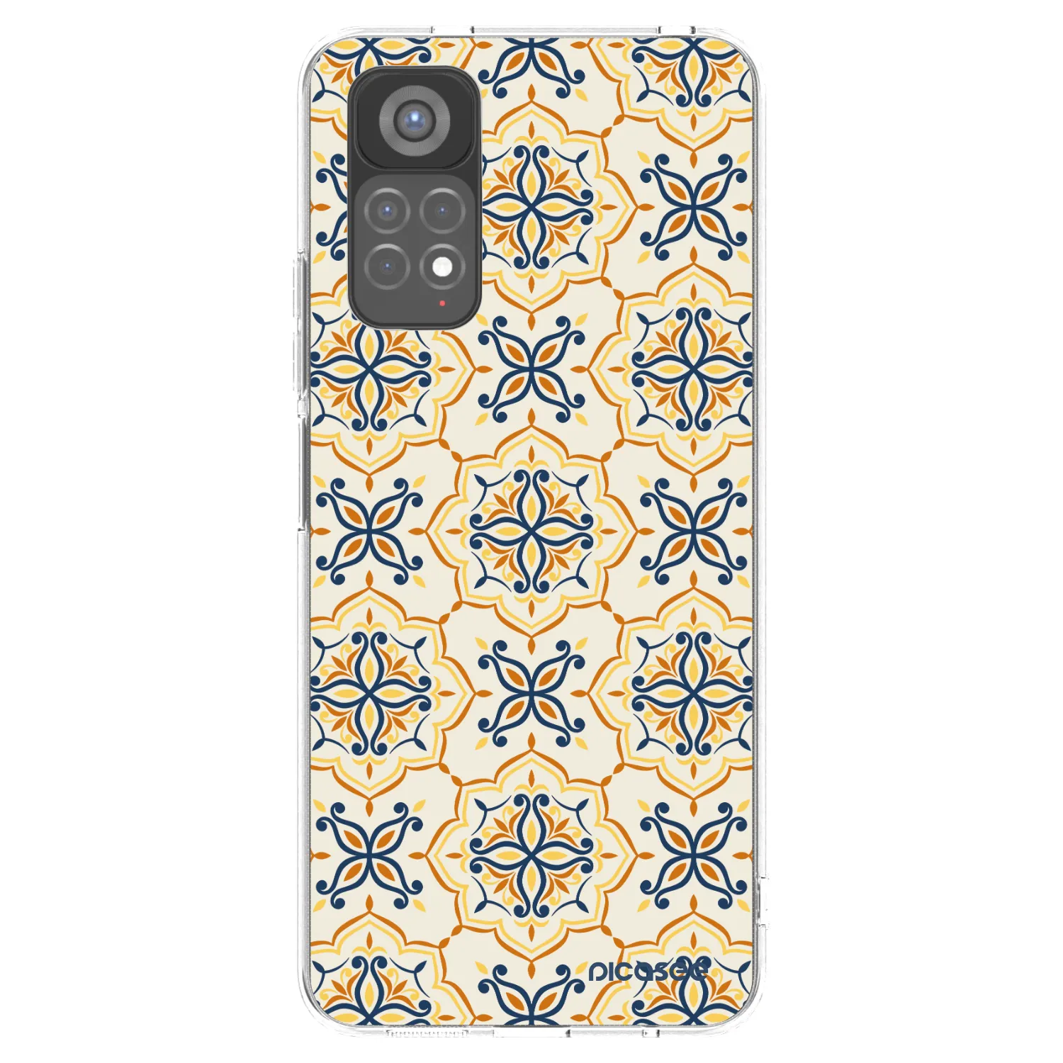 Picasee silikonowe przeźroczyste etui na Xiaomi Redmi Note 11S 5G - Majolica