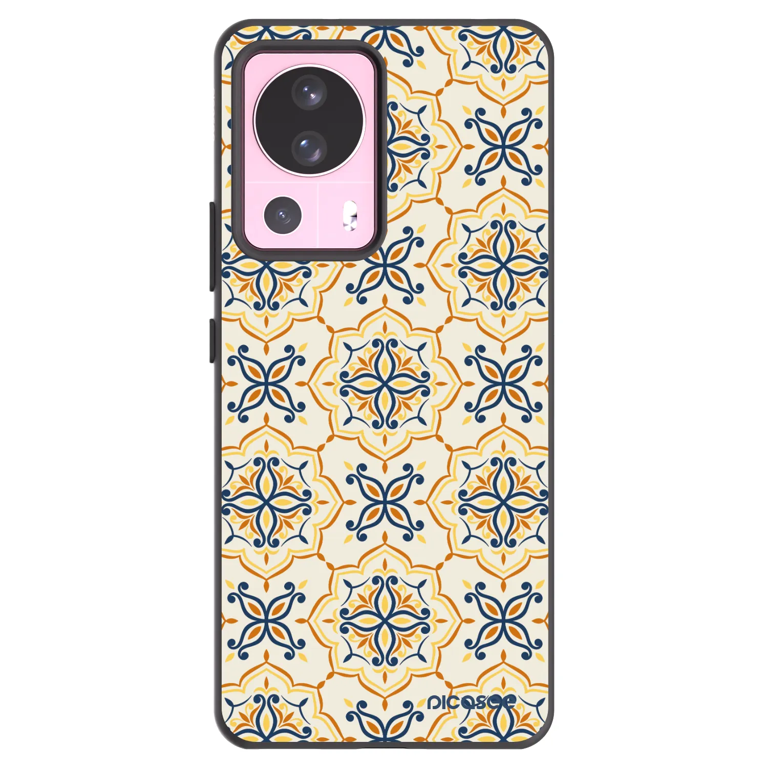 Picasee silikonowe czarne etui na Xiaomi 13 Lite - Majolica