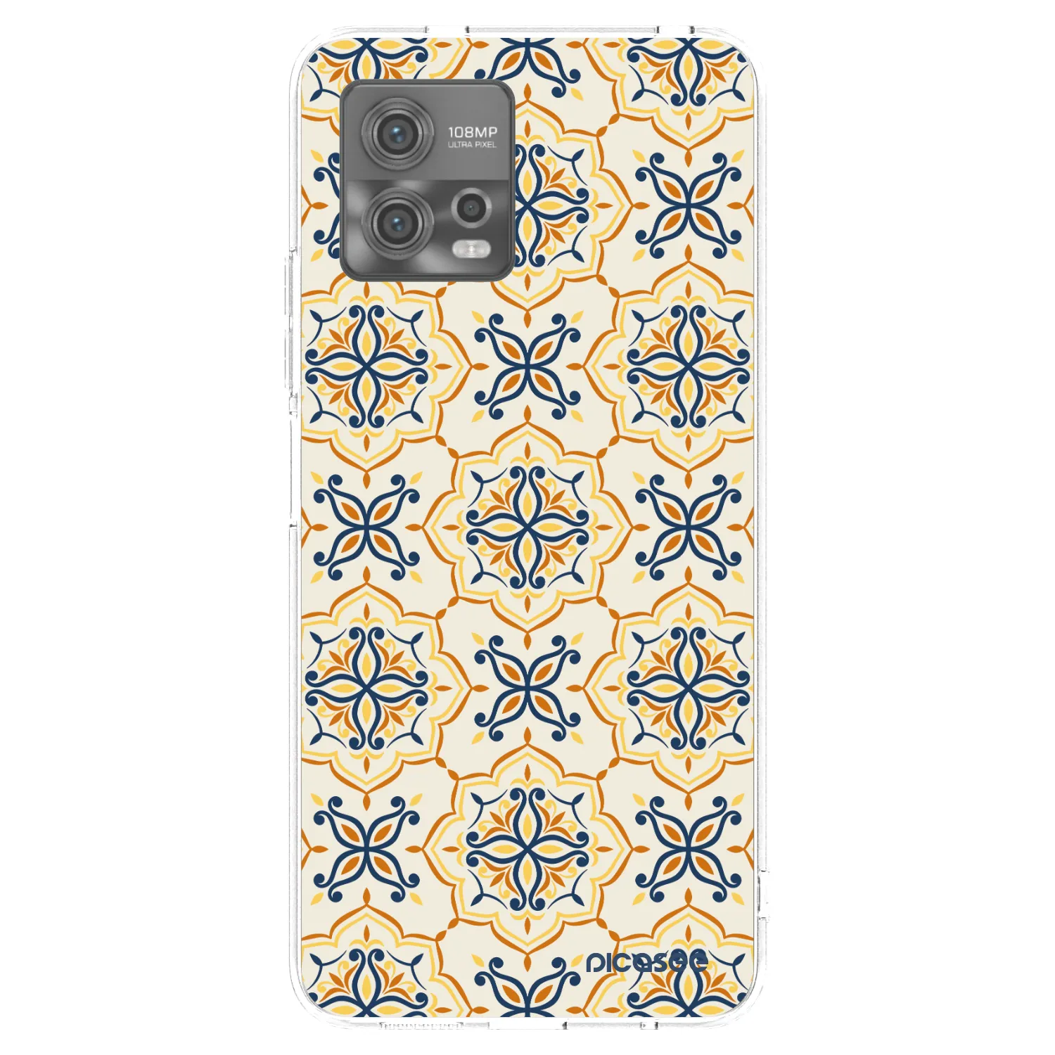 Picasee silikonowe przeźroczyste etui na Motorola Moto G72 - Majolica