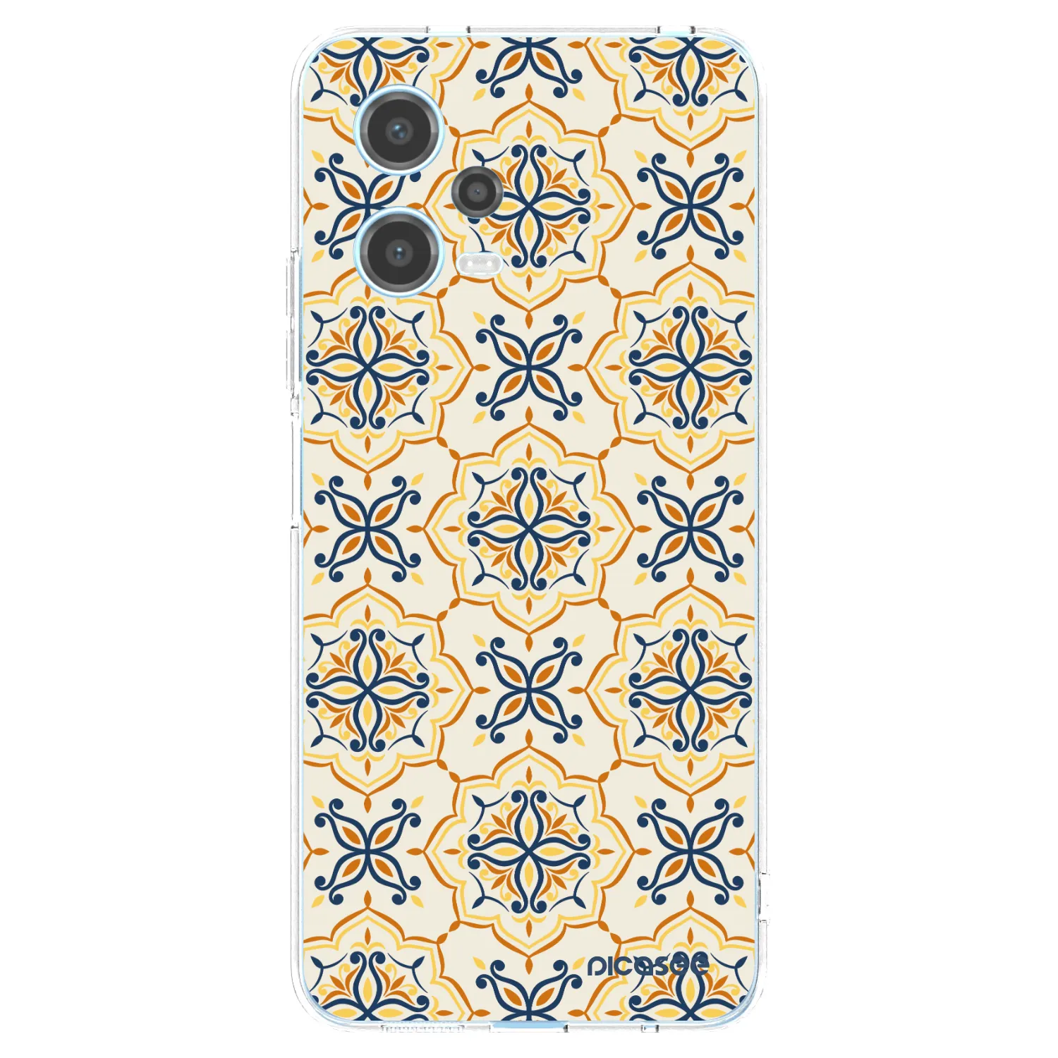 Picasee silikonowe przeźroczyste etui na Xiaomi Redmi Note 12 5G - Majolica