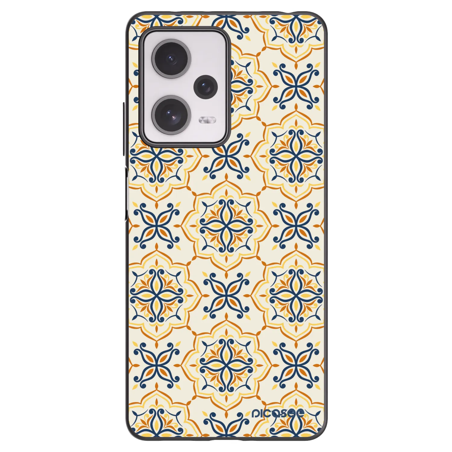 Picasee silikonowe czarne etui na Xiaomi Redmi Note 12 Pro+ 5G - Majolica