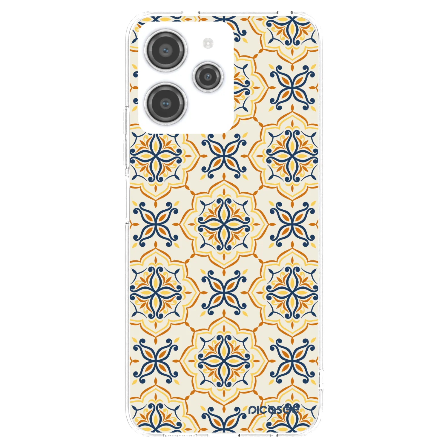 Picasee silikonowe przeźroczyste etui na Xiaomi Redmi 12 4G - Majolica
