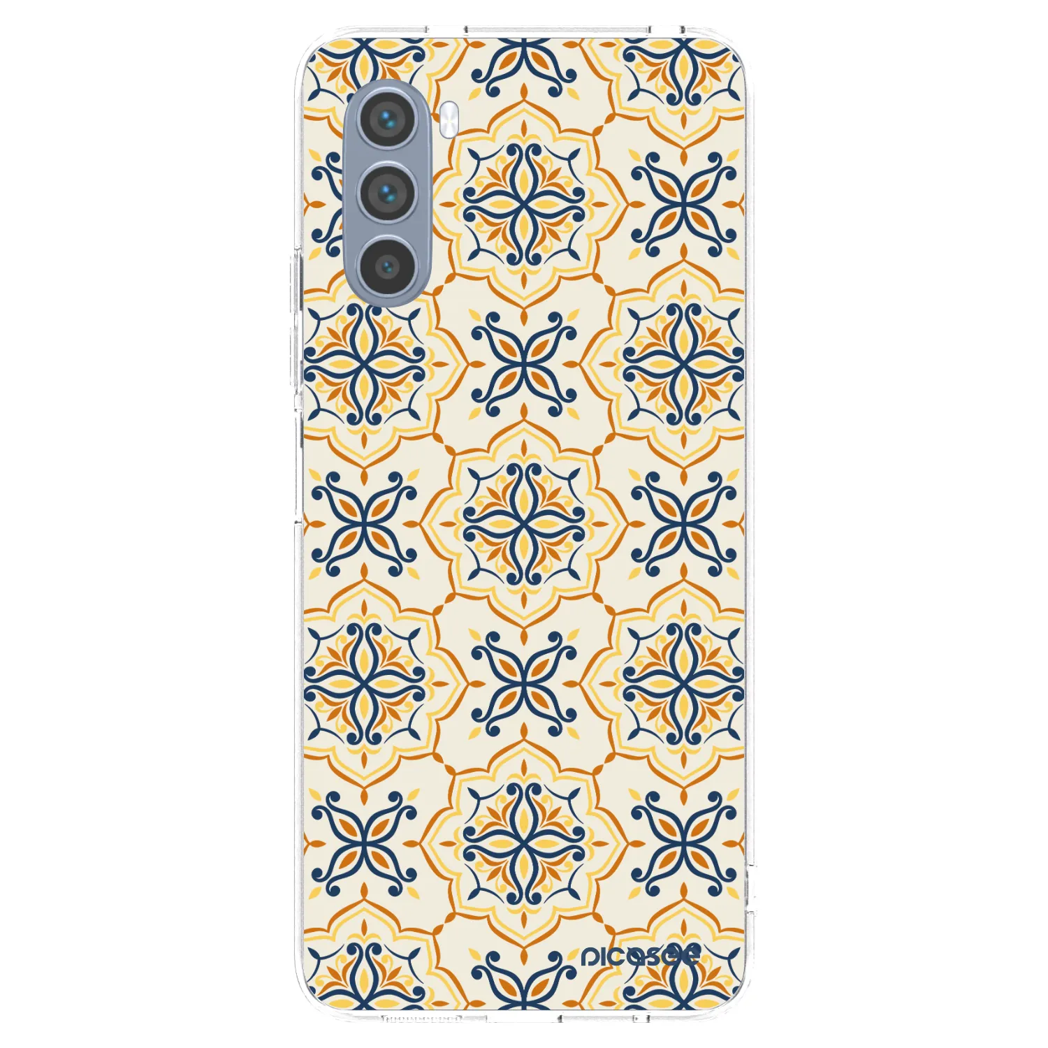 Picasee silikonowe przeźroczyste etui na Motorola Moto G62 - Majolica