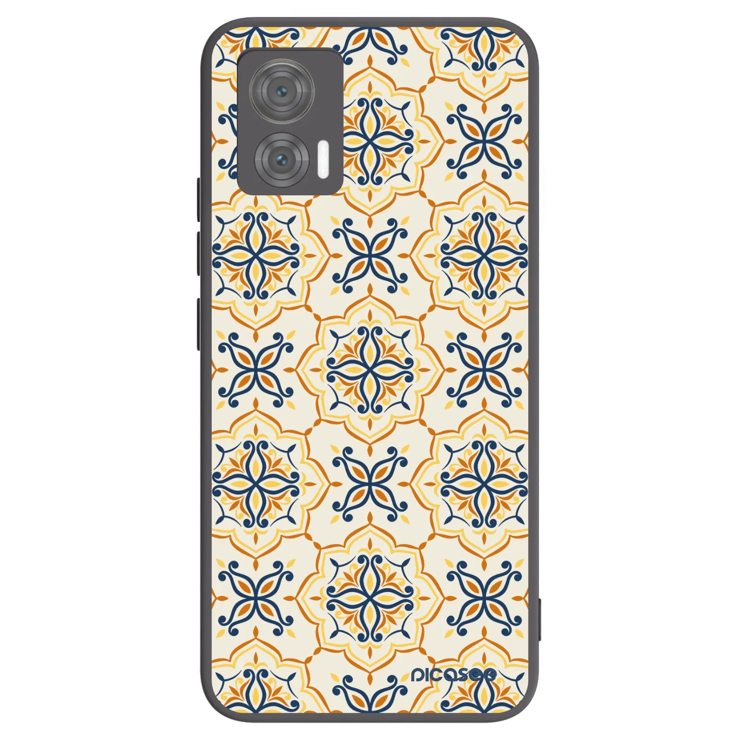 Picasee silikonowe czarne etui na Motorola Edge 30 Neo - Majolica