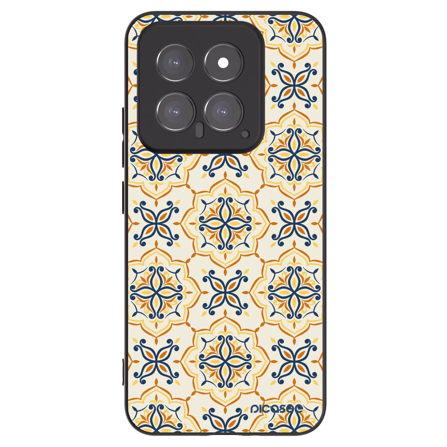 Picasee silikonowe czarne etui na Xiaomi 14 - Majolica