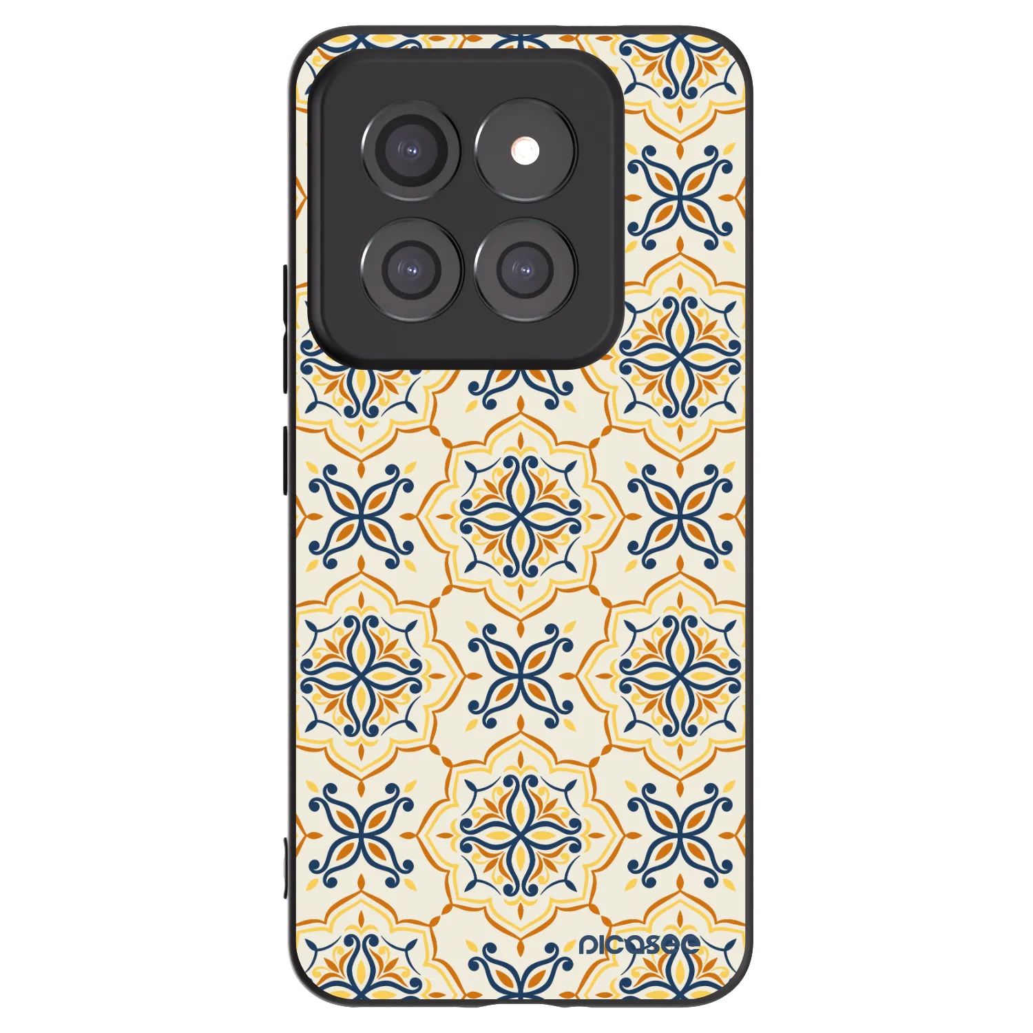 Picasee silikonowe czarne etui na Xiaomi 14 Pro - Majolica