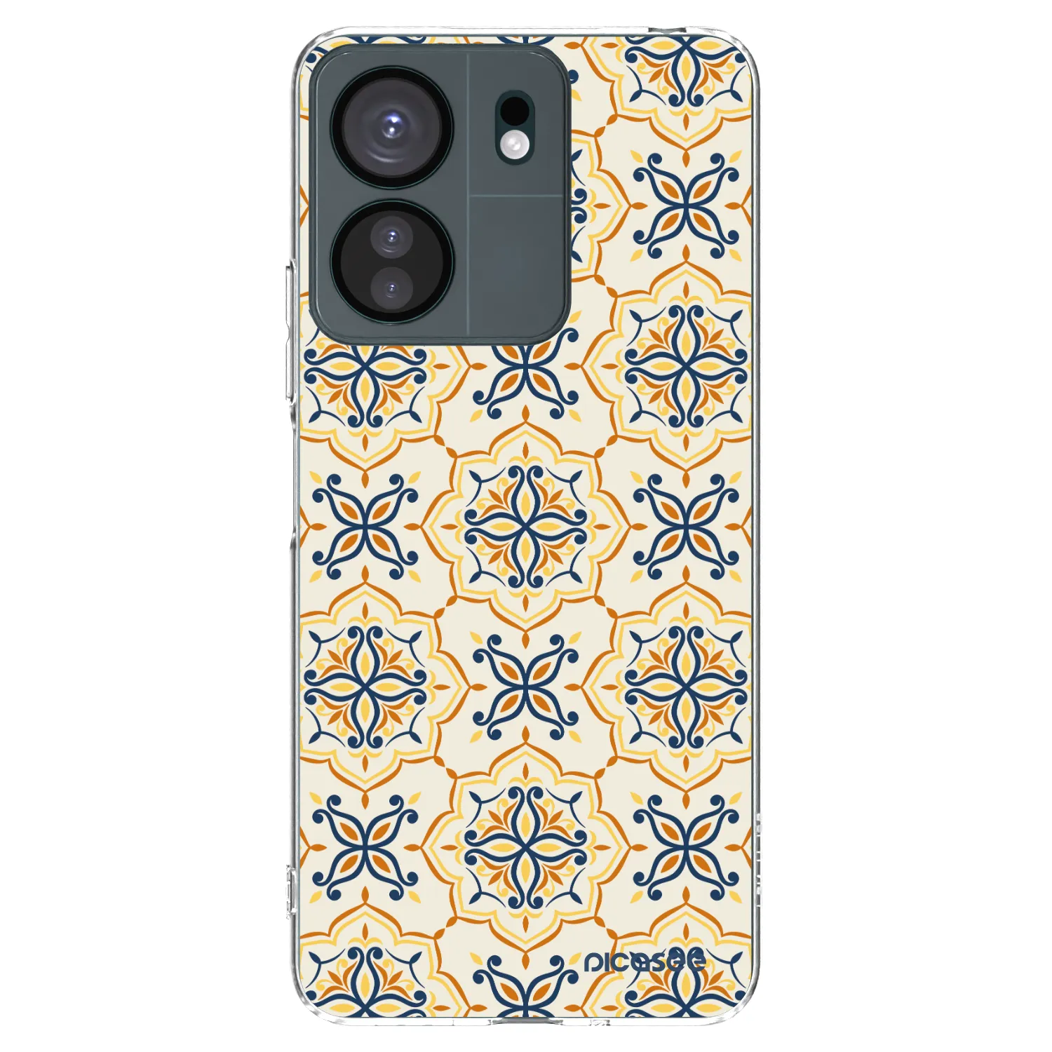 Picasee silikonowe przeźroczyste etui na Xiaomi Redmi 13C 4G - Majolica