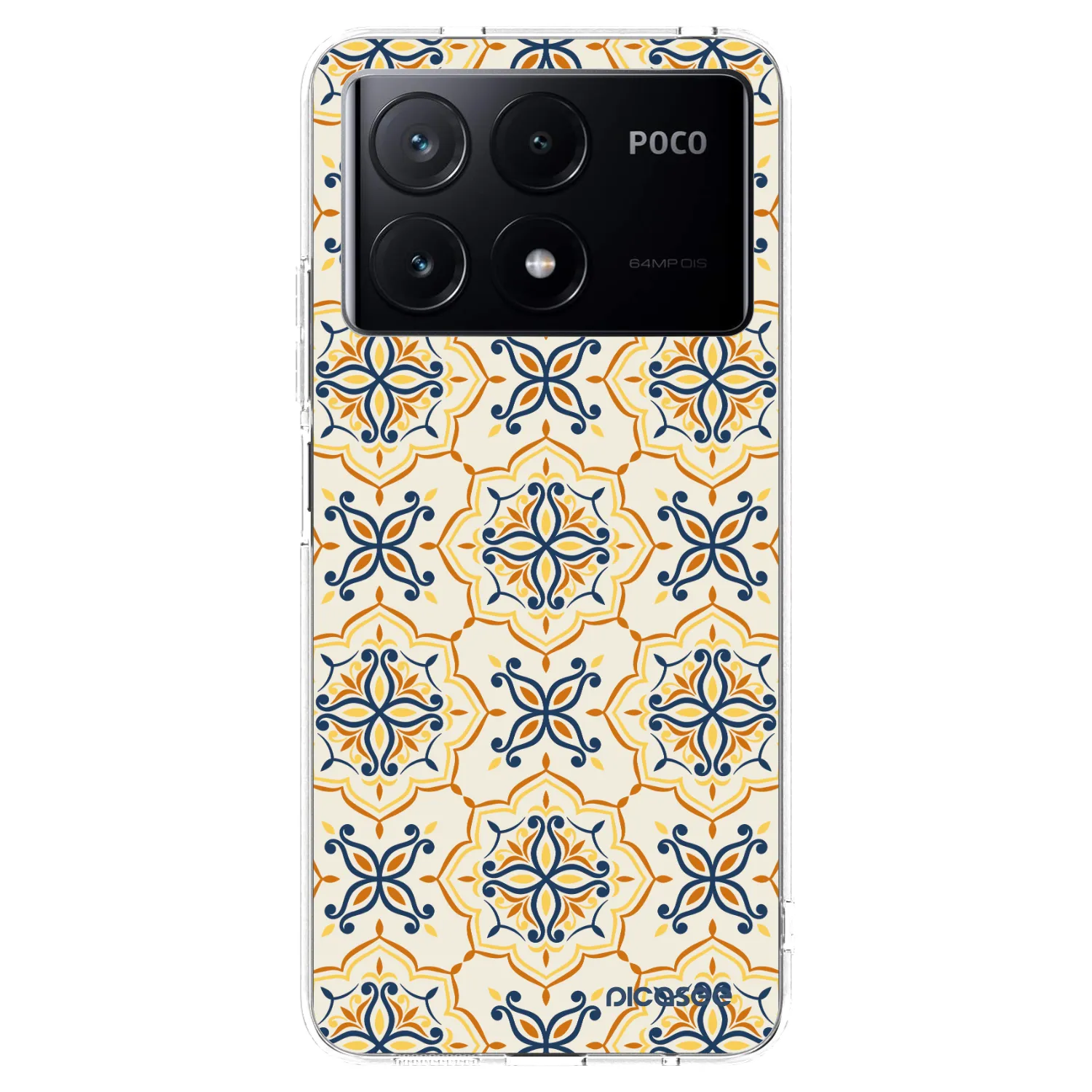 Picasee silikonowe przeźroczyste etui na Xiaomi Poco X6 Pro - Majolica