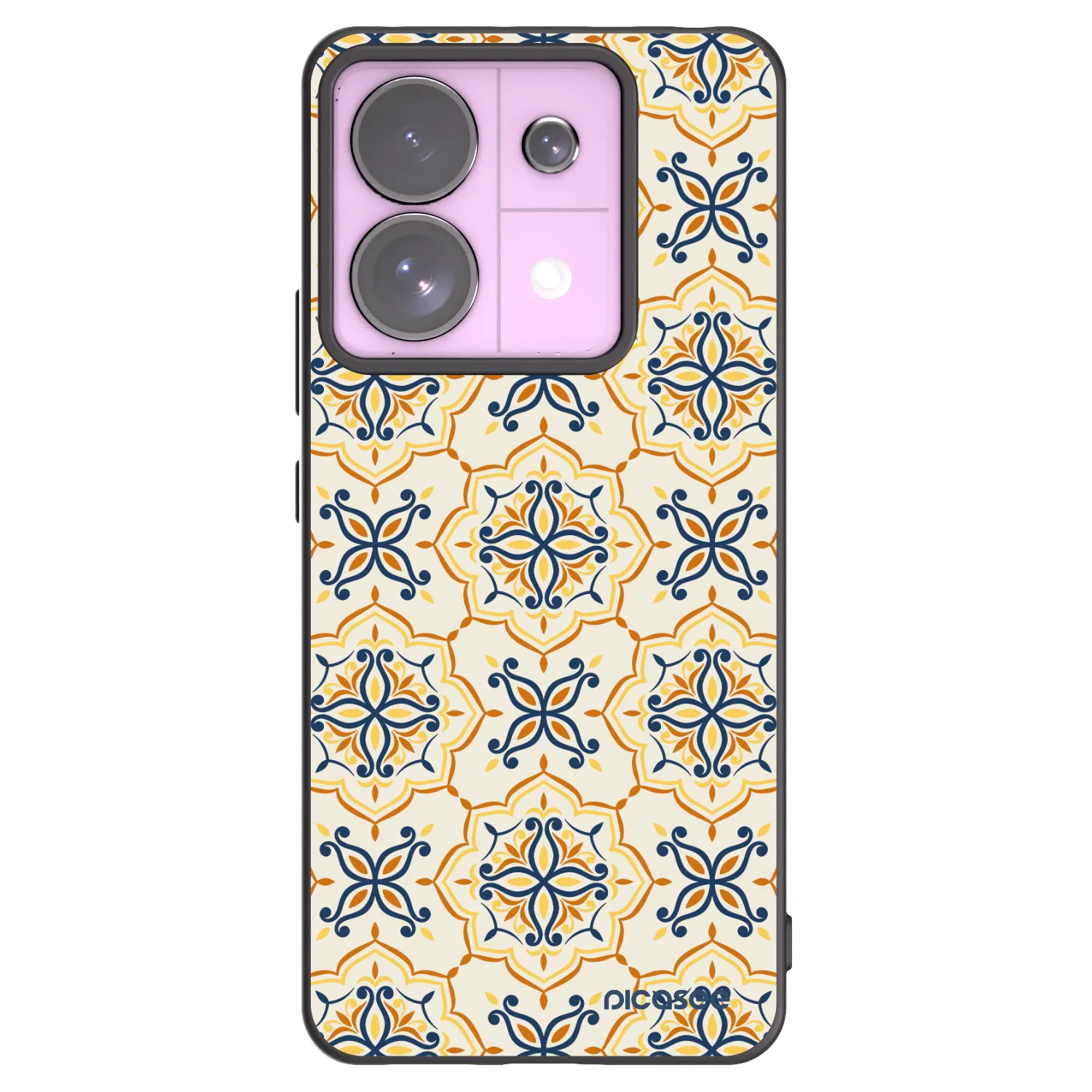 Picasee silikonowe czarne etui na Xiaomi Redmi Note 13 Pro 5G - Majolica