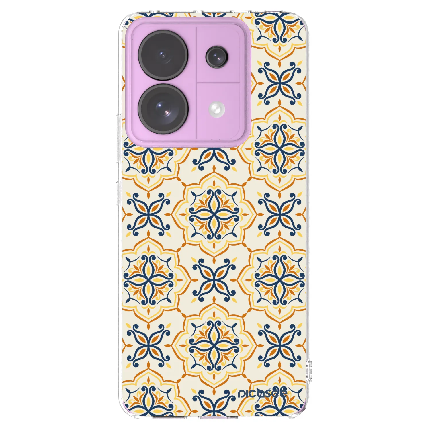 Picasee silikonowe przeźroczyste etui na Xiaomi Redmi Note 13 Pro 5G - Majolica