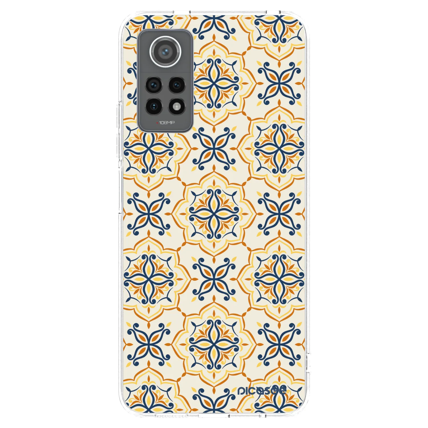 Picasee silikonowe przeźroczyste etui na Xiaomi Redmi Note 12 Pro 4G - Majolica