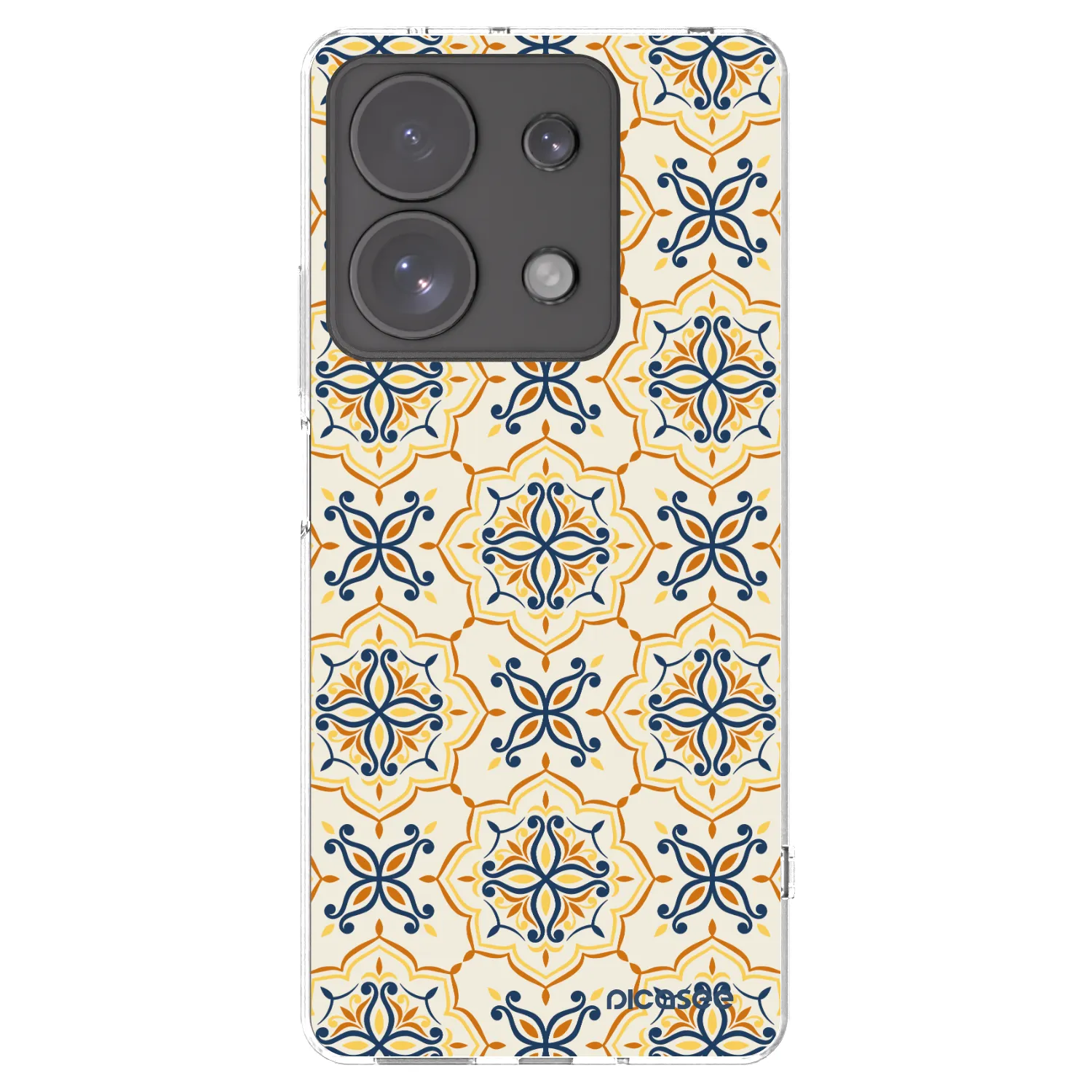 Picasee silikonowe przeźroczyste etui na Xiaomi Redmi Note 13 Pro 4G - Majolica