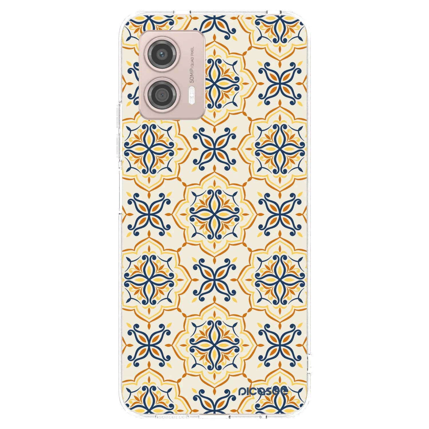 Picasee silikonowe przeźroczyste etui na Motorola Moto G53 5G - Majolica