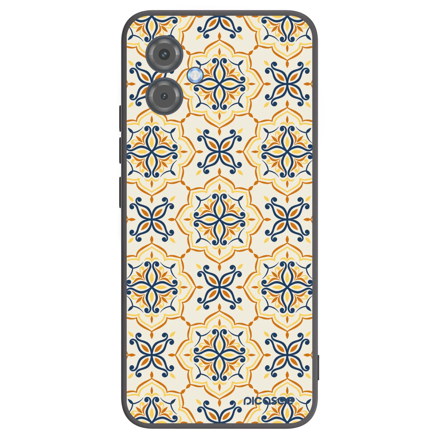 Picasee silikonowe czarne etui na Motorola Moto G14 - Majolica
