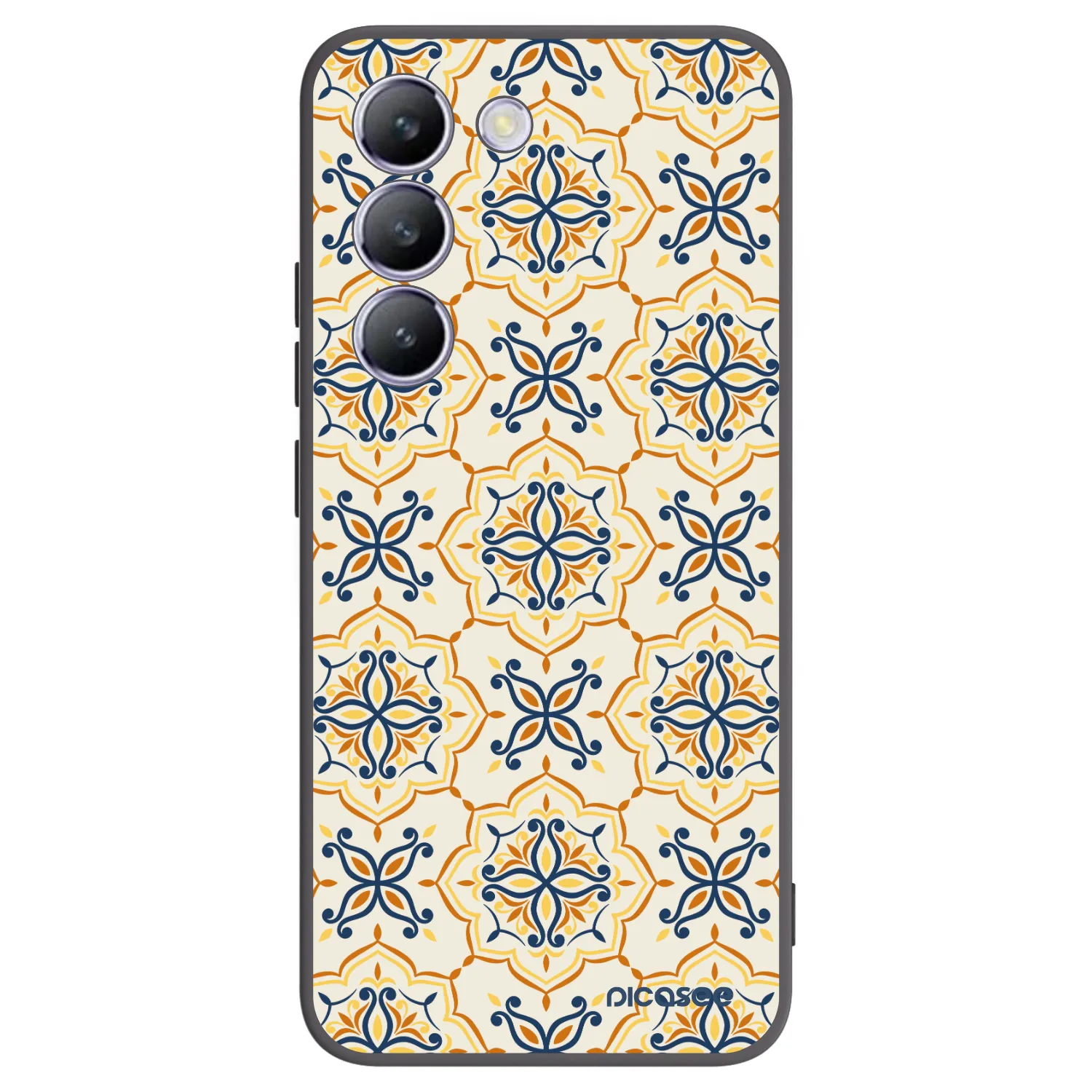 Picasee silikonowe czarne etui na Vivo V40 SE 5G - Majolica