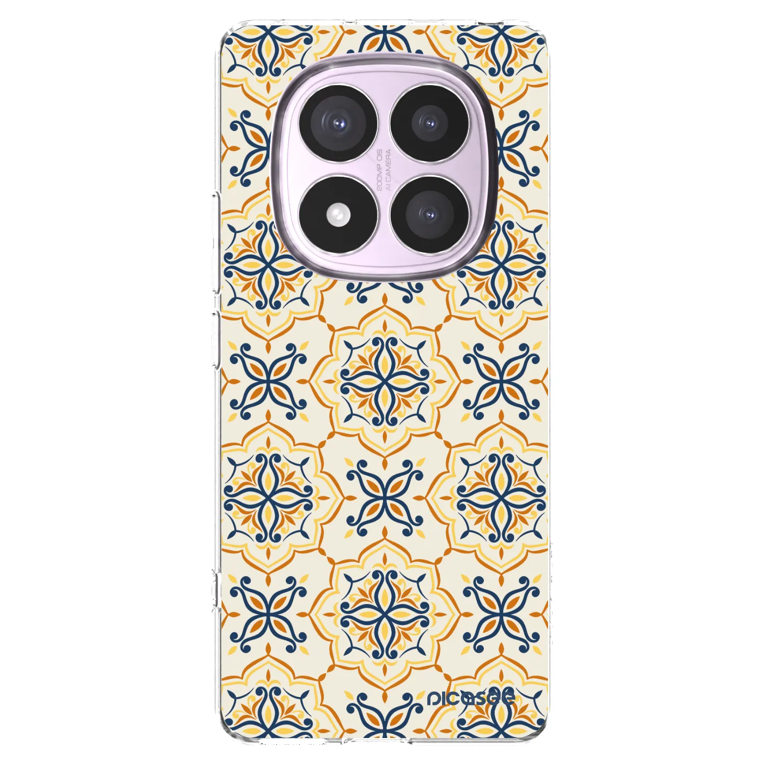 Picasee silikonowe przeźroczyste etui na Xiaomi Redmi Note 14 Pro 5G - Majolica
