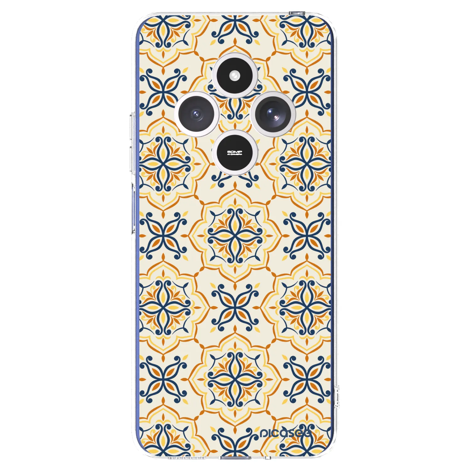 Picasee silikonowe przeźroczyste etui na Xiaomi Redmi 14C - Majolica