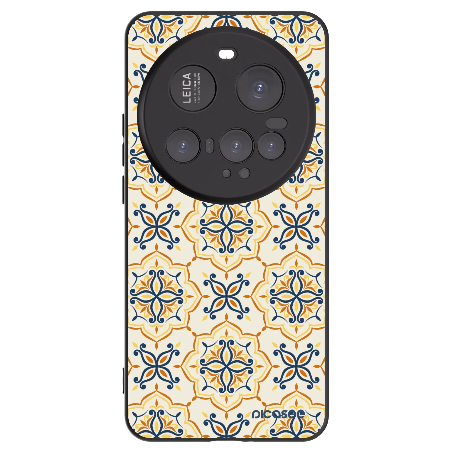 Picasee silikonowe czarne etui na Xiaomi 15 Ultra - Majolica
