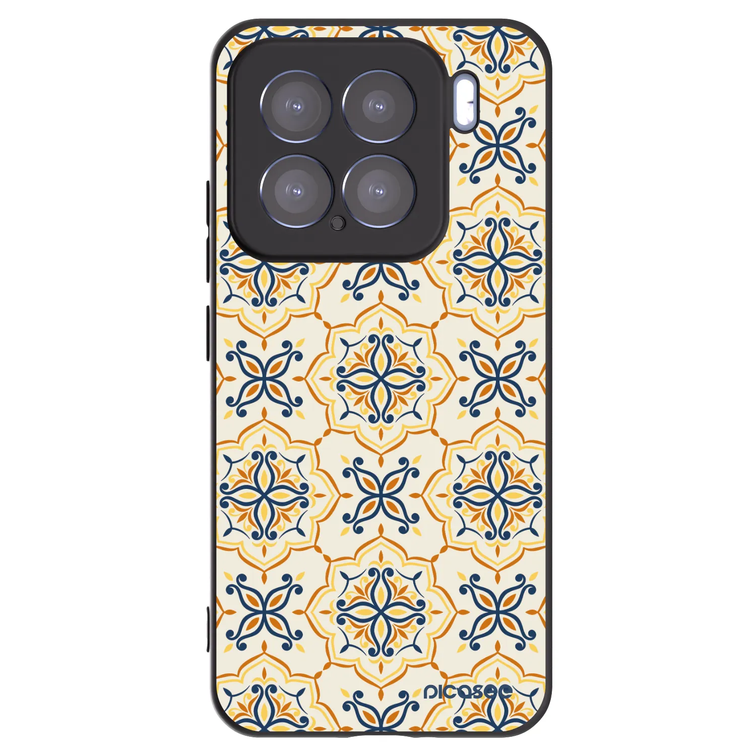 Picasee silikonowe czarne etui na Xiaomi 15 - Majolica