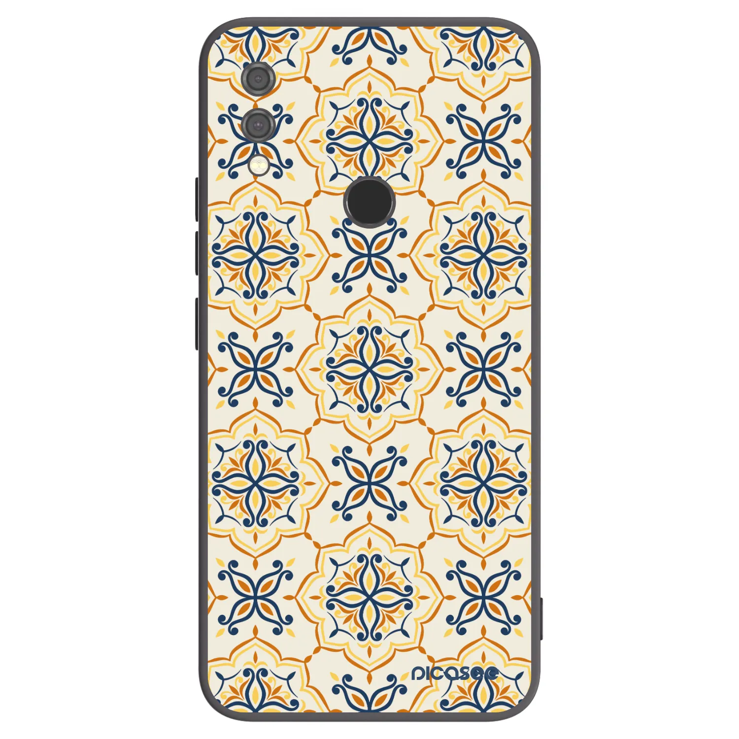 Picasee silikonowe czarne etui na Xiaomi Redmi Note 7 - Majolica
