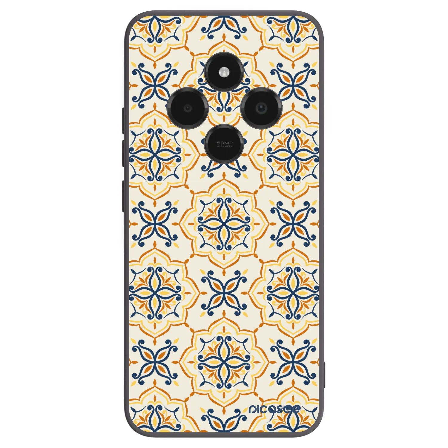 Picasee silikonowe czarne etui na Xiaomi Poco C75 - Majolica