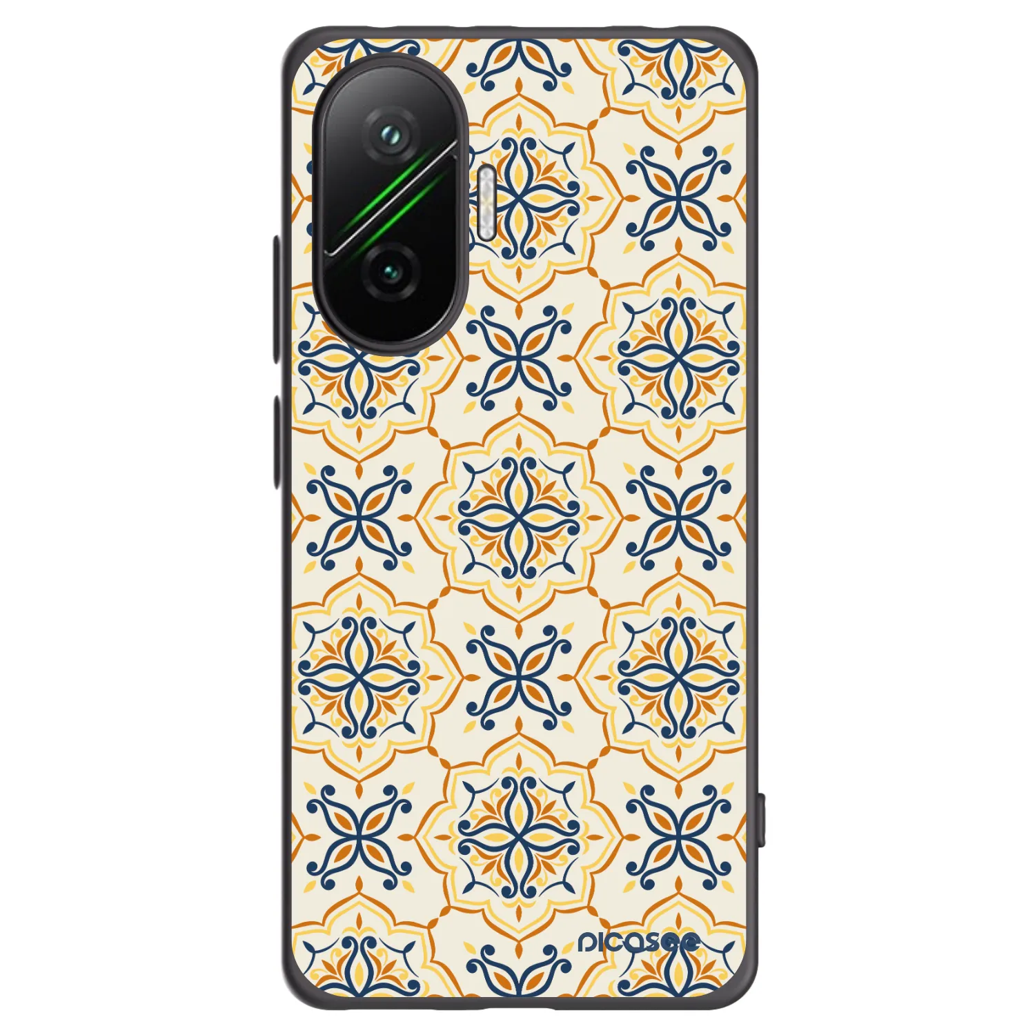 Picasee silikonowe czarne etui na Xiaomi Poco F7 5G - Majolica