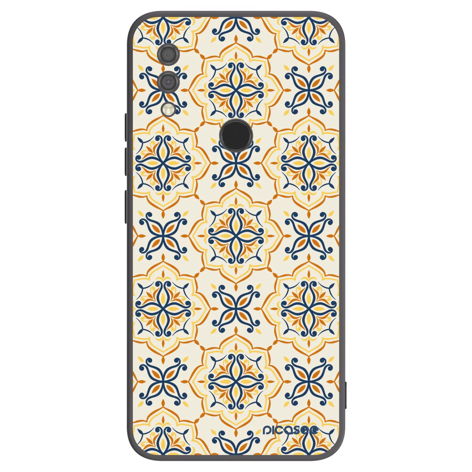 Picasee silikonowe czarne etui na Xiaomi Redmi 7 - Majolica