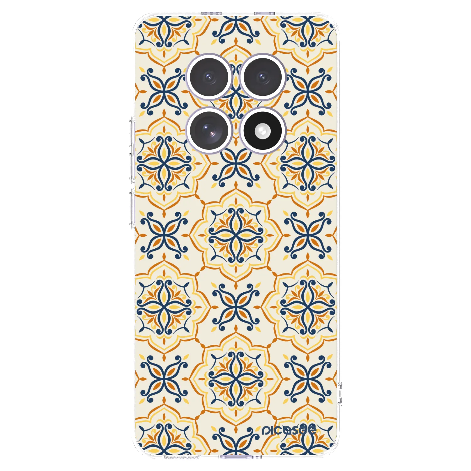 Picasee silikonowe przeźroczyste etui na Xiaomi Redmi Note 15 4G - Majolica
