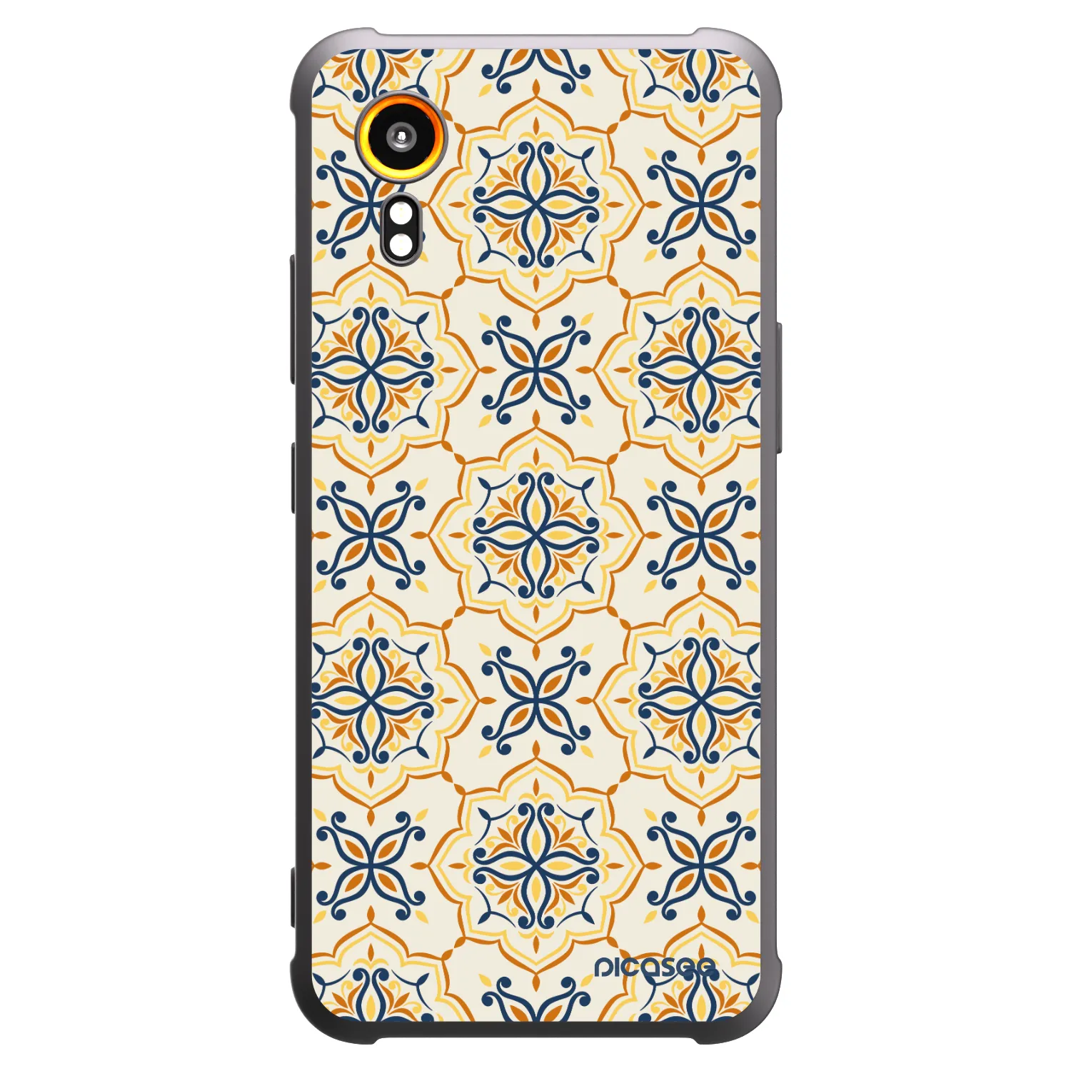 Picasee silikonowe czarne etui na Samsung Galaxy XCover 7 - Majolica