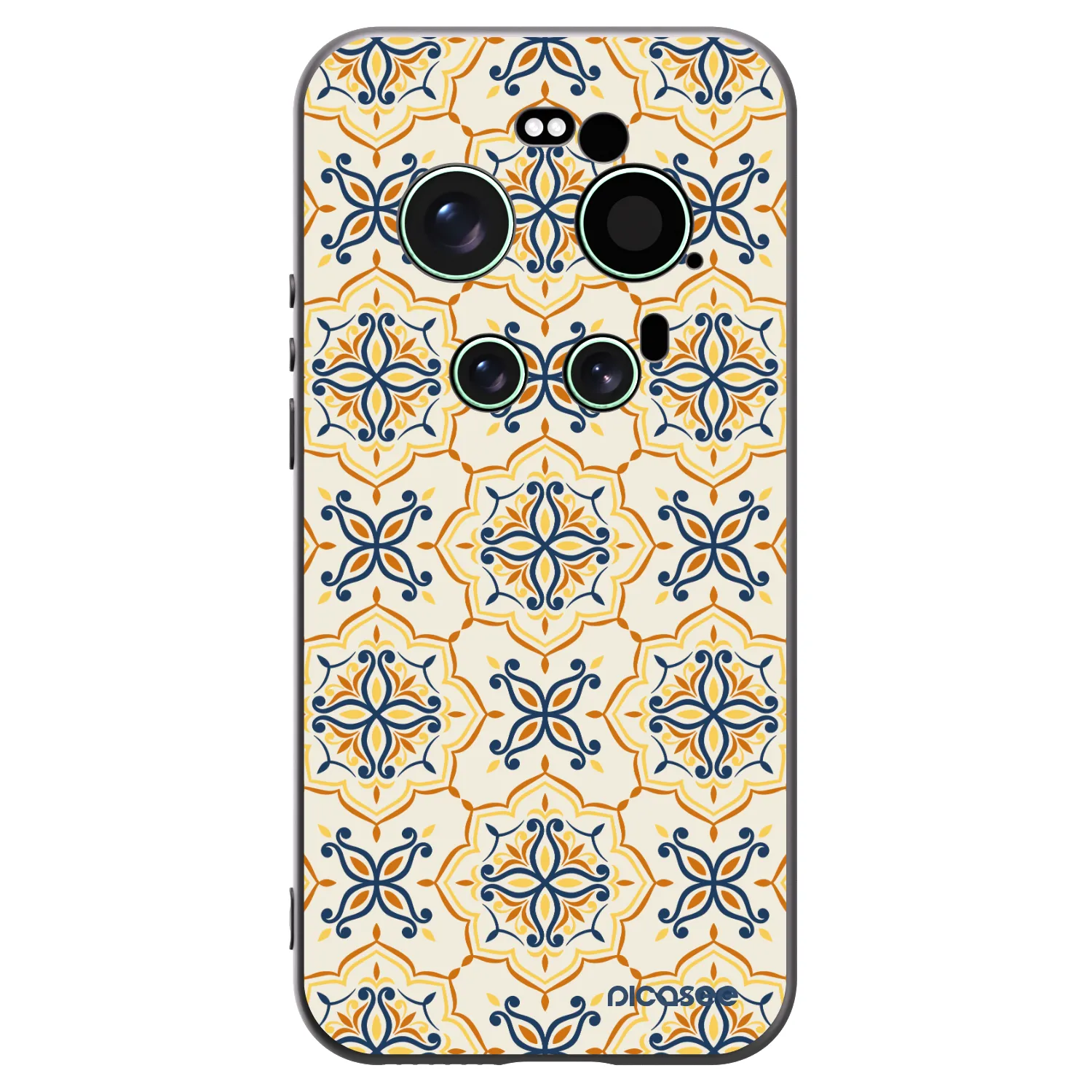 Picasee silikonowe czarne etui na Xiaomi 17 Ultra - Majolica