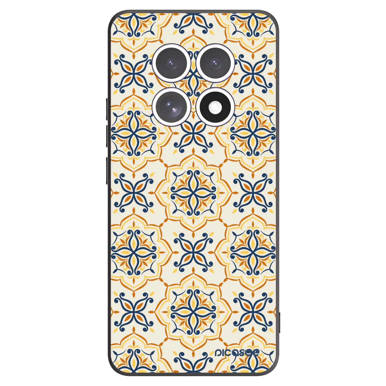 Picasee silikonowe czarne etui na Xiaomi Redmi Note 15 5G - Majolica