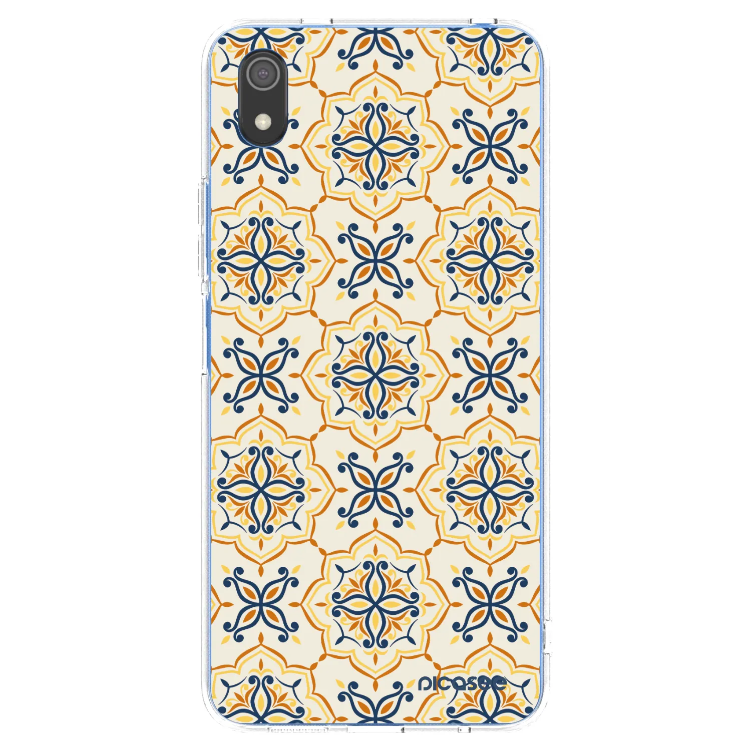 Picasee silikonowe przeźroczyste etui na Xiaomi Redmi 7A - Majolica